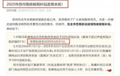 姑苏买房补助新政：5月1日-6月30日买新房 可享受